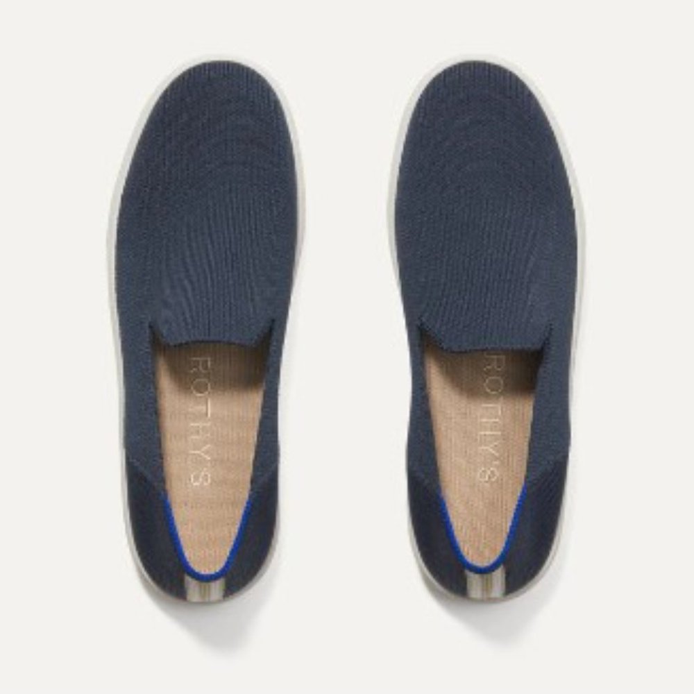 NEW Rothy The Original Slip On Sneaker Loafer in Navy - Picture 2 of 11